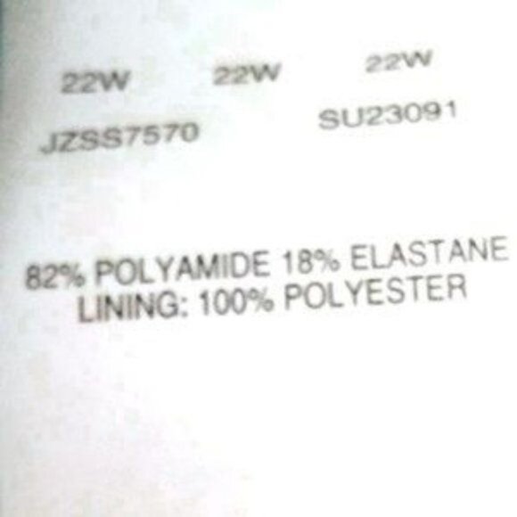 Jantzen Multicolor Patterned Colorful One-Piece Swimsuit Padded Breast Size 22W - Picture 6 of 7